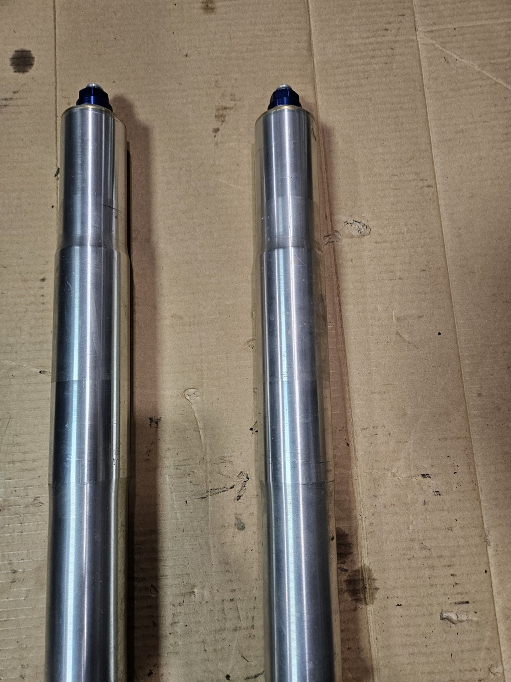 00-03 2000-2003 SUZUKI GSXR 750 FRONT FORKS FORK TUBE LEFT RIGHT OEM STRAIGHT