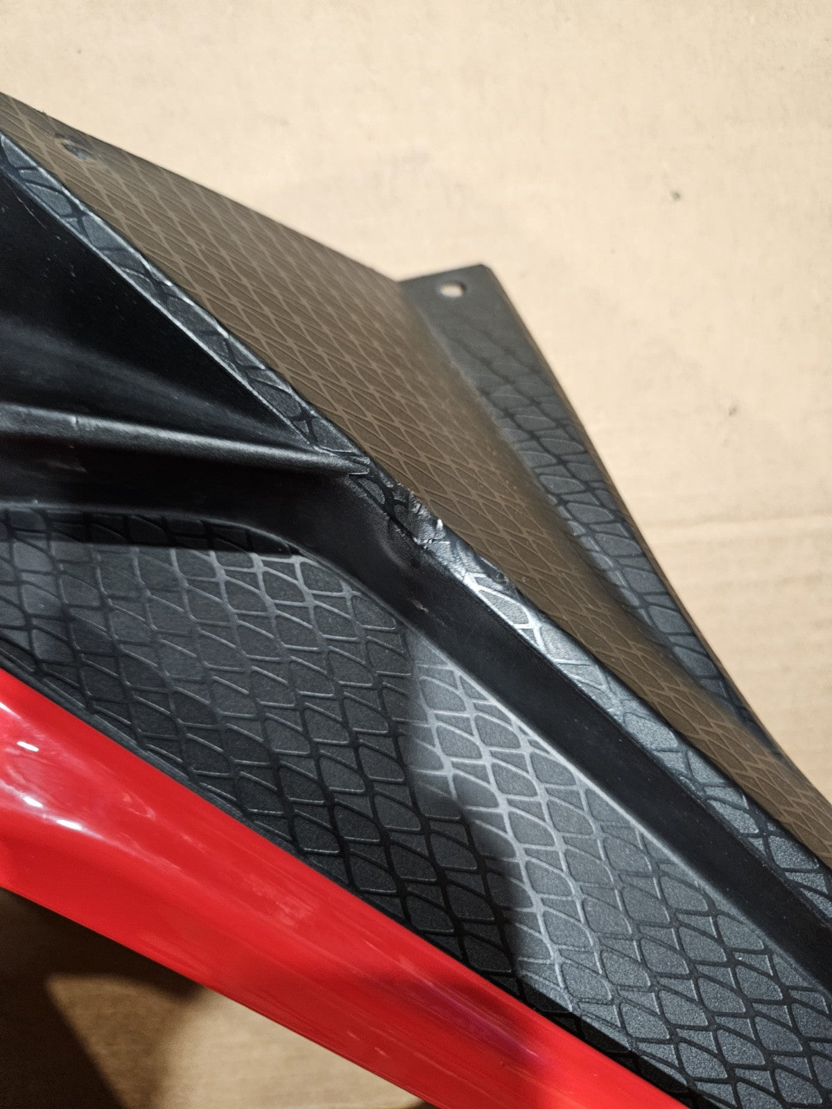 2009 - 2014 BMW S1000RR OEM Left Mid Fairing Left Side Fairing Panel RACING RED