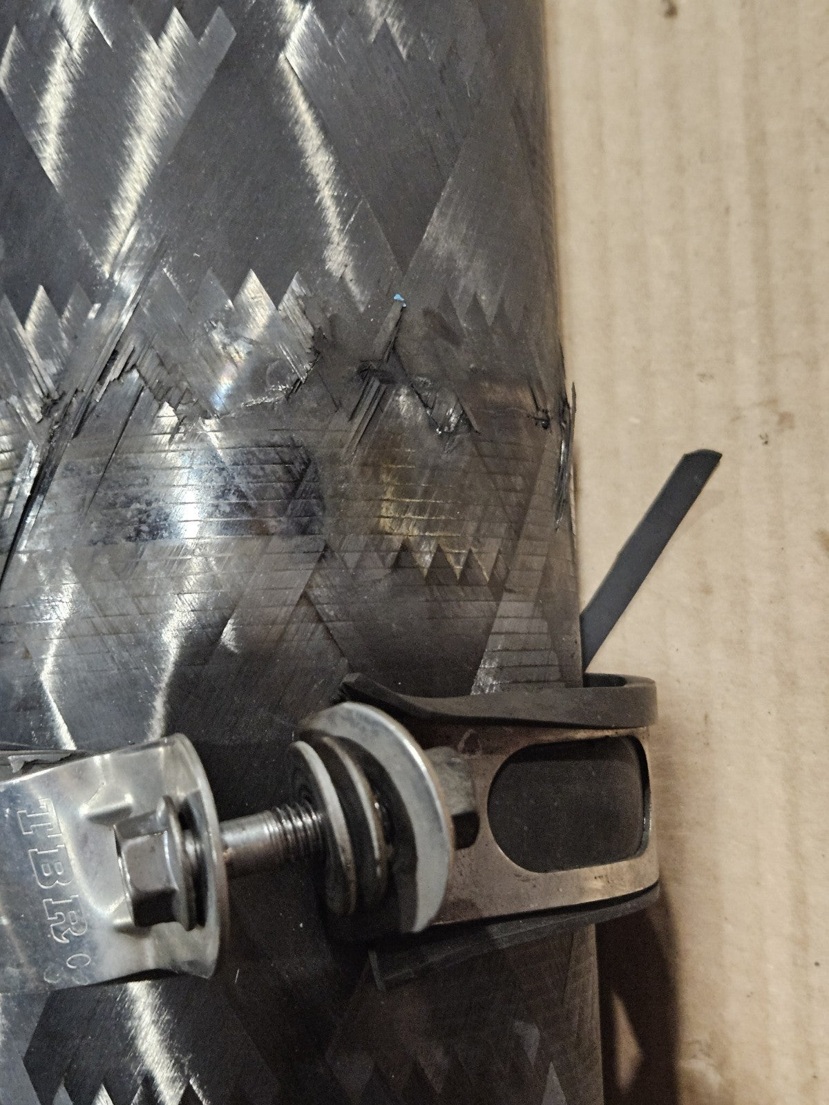 00-03 SUZUKI GSXR750 TWO BROTHERS EXHAUST PIPE MUFFLER SLIP ON CAN SILENCER DMG