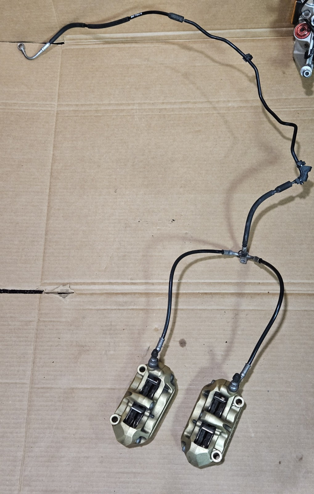 11-14 BMW S1000RR OEM FRONT BRAKE CALIPERS LEFT RIGHT PAIR