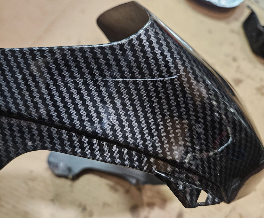 2008-2016 Yamaha R6 Carbon Fiber Gas Tank Air Box Front Cover Panel Fairing