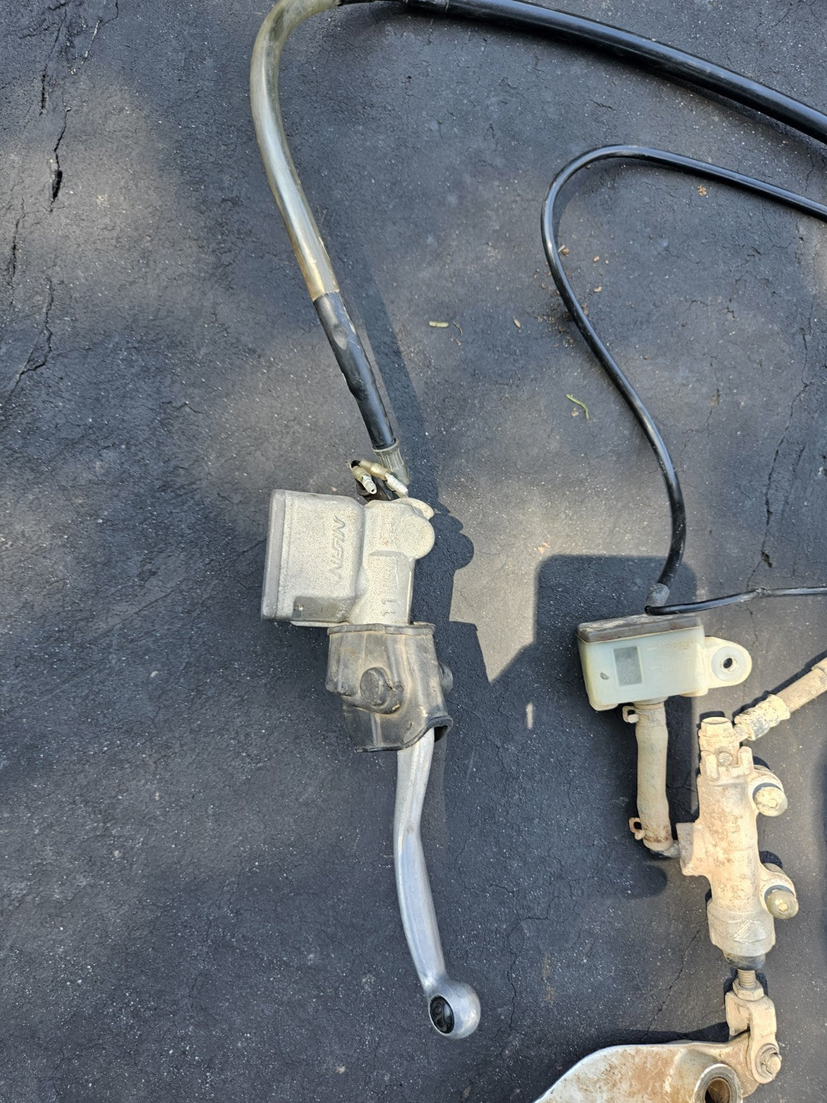 Suzuki drz400e drz 400 e 2003 Front Rear brake caliper master cylinder line