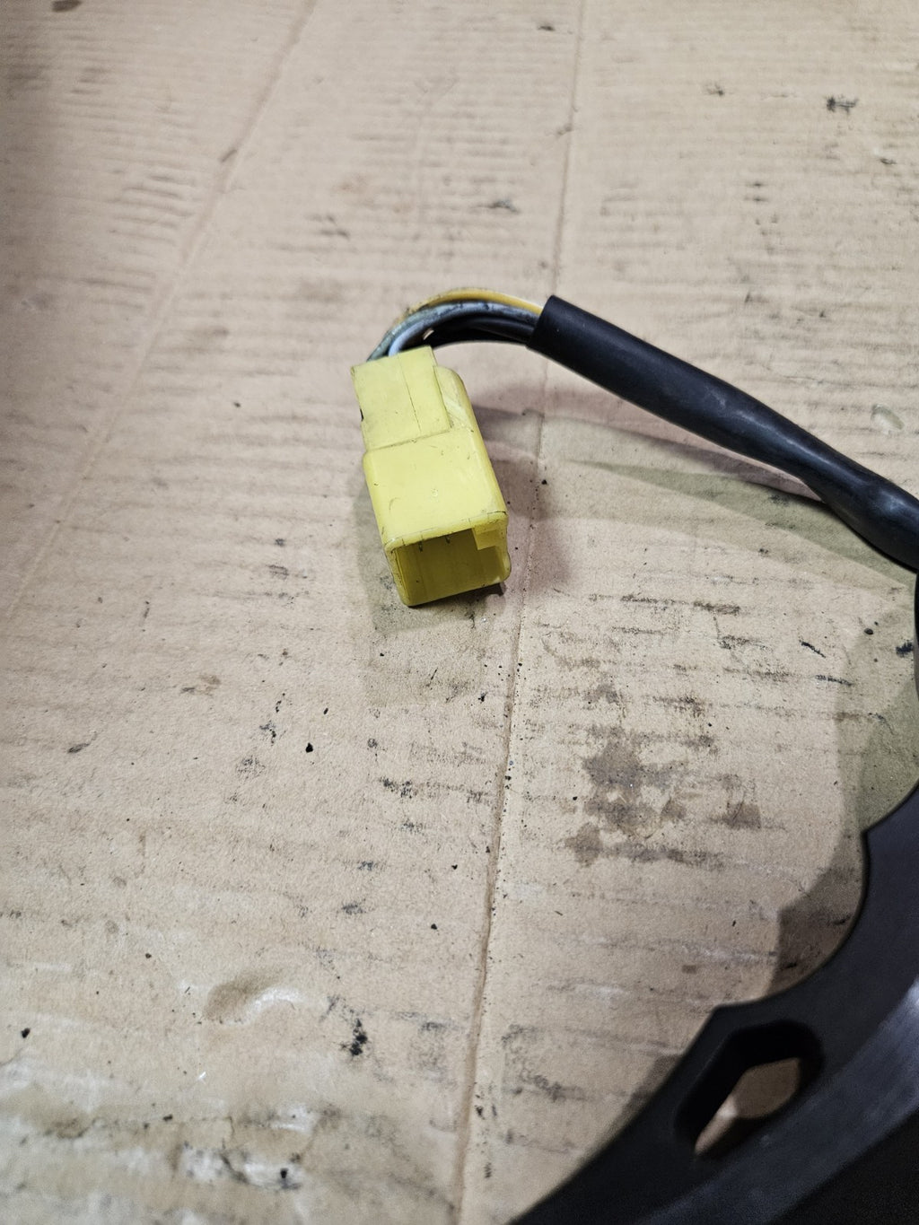 2003 Suzuki GSXR750 LEFT CLIP ON HANDLEBAR W SWITCHES 37400-40F80 56151-35F01