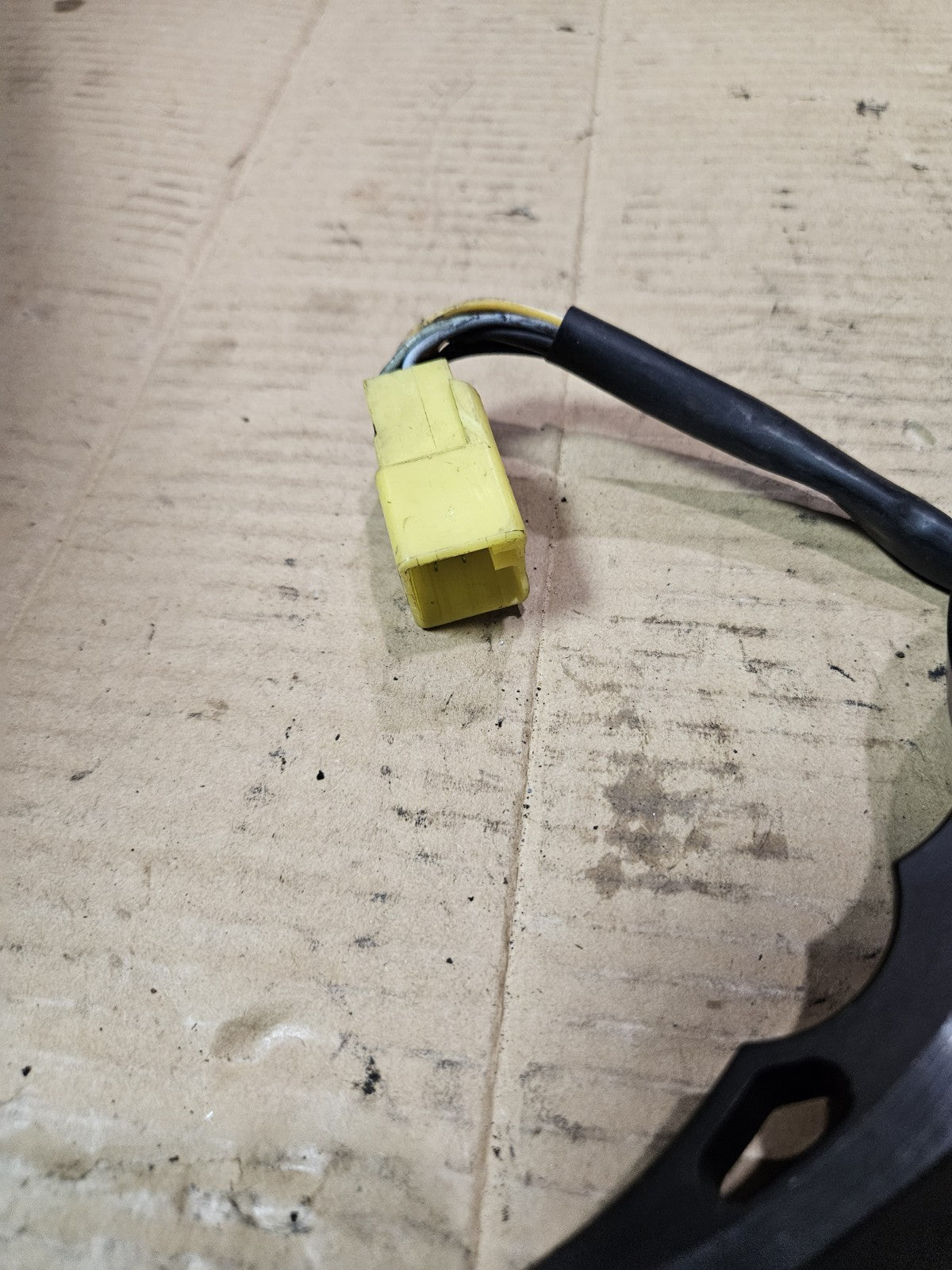 2003 Suzuki GSXR750 LEFT CLIP ON HANDLEBAR W SWITCHES 37400-40F80 56151-35F01