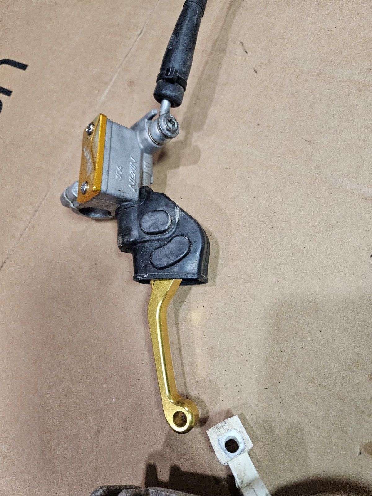 2007 RMZ450 Front Brake Assembly Mastercylinder Caliper Line