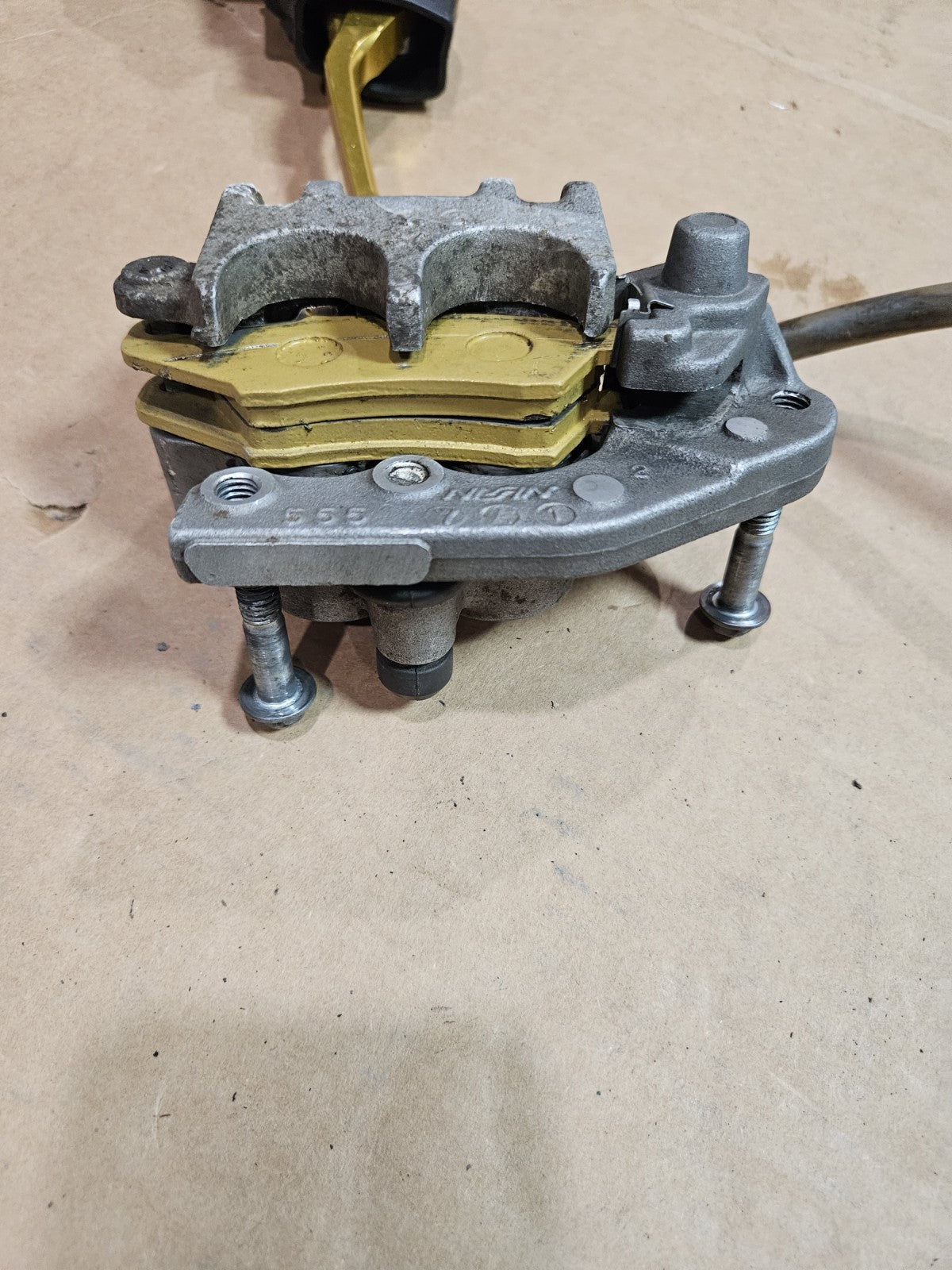 2007 RMZ450 Front Brake Assembly Mastercylinder Caliper Line