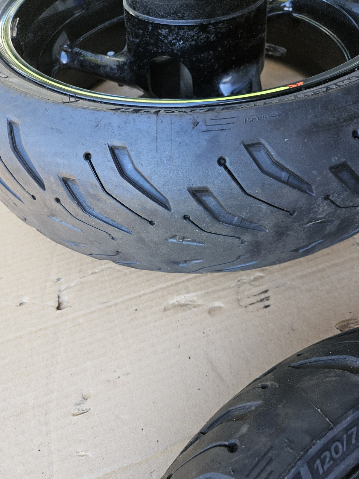 09-16 2015 Suzuki GSXR 1000 FRONT REAR WHEELS RIMS ROTORS HUB SPROCKET BLACK OEM