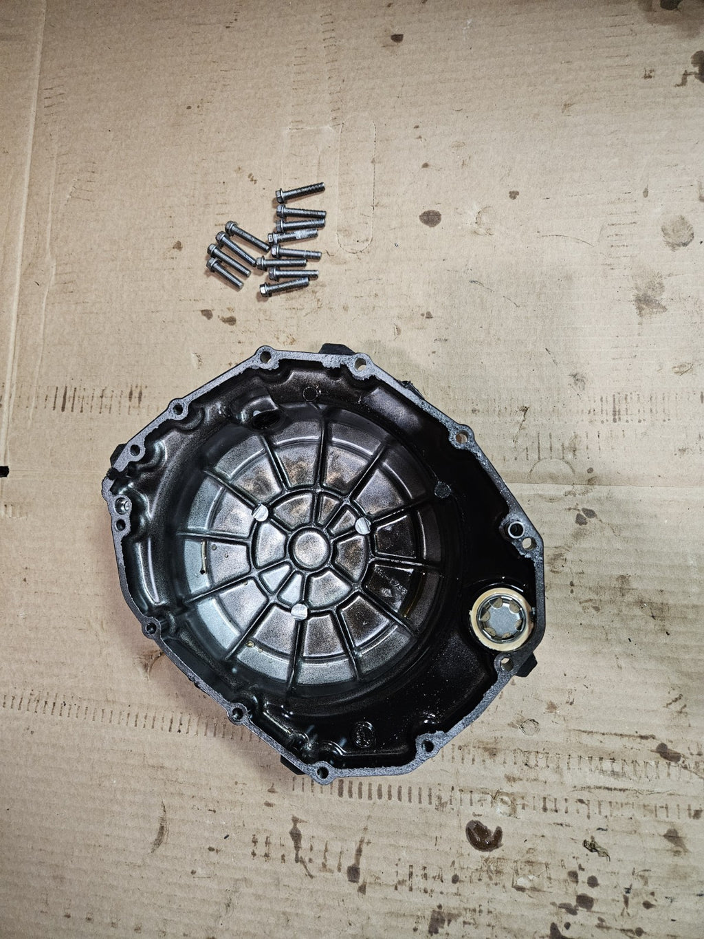 GENUINE OEM 08-20 SUZUKI GSXR1300 HAYABUSA CLUTCH COVER RIGHT SIDE ENGINE PANEL