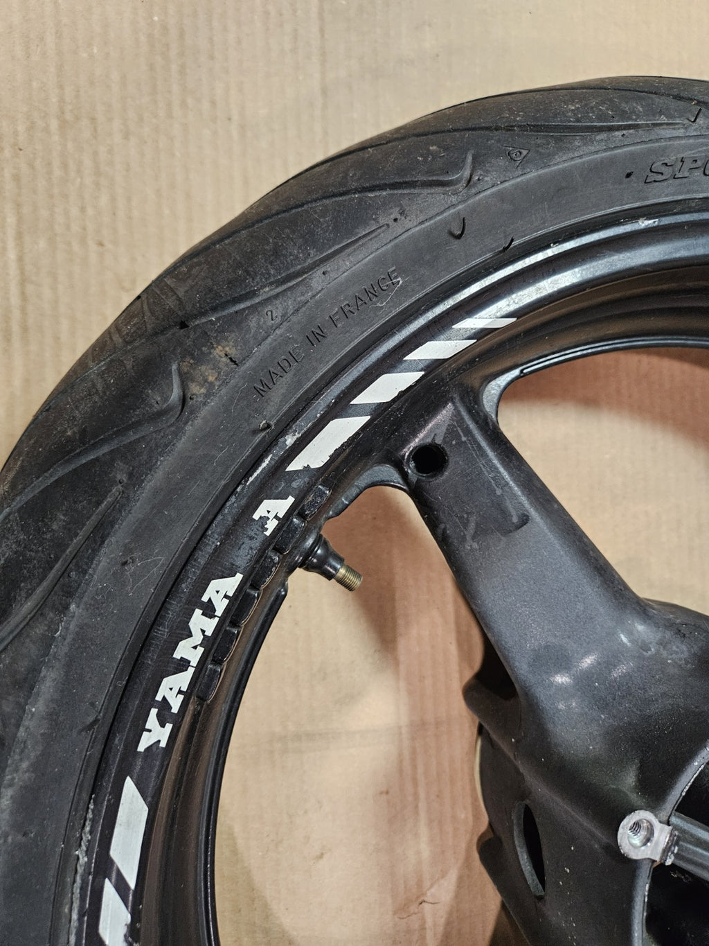 2001 01 YAMAHA YZFR6L YZF R6L R6 FRONT RIM REAR RIM