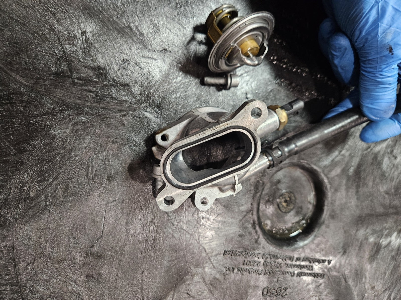 2015 13-16 BMW S1000R S1000 Engine Water Pump Chain Rotor Cover Lot Thermostat