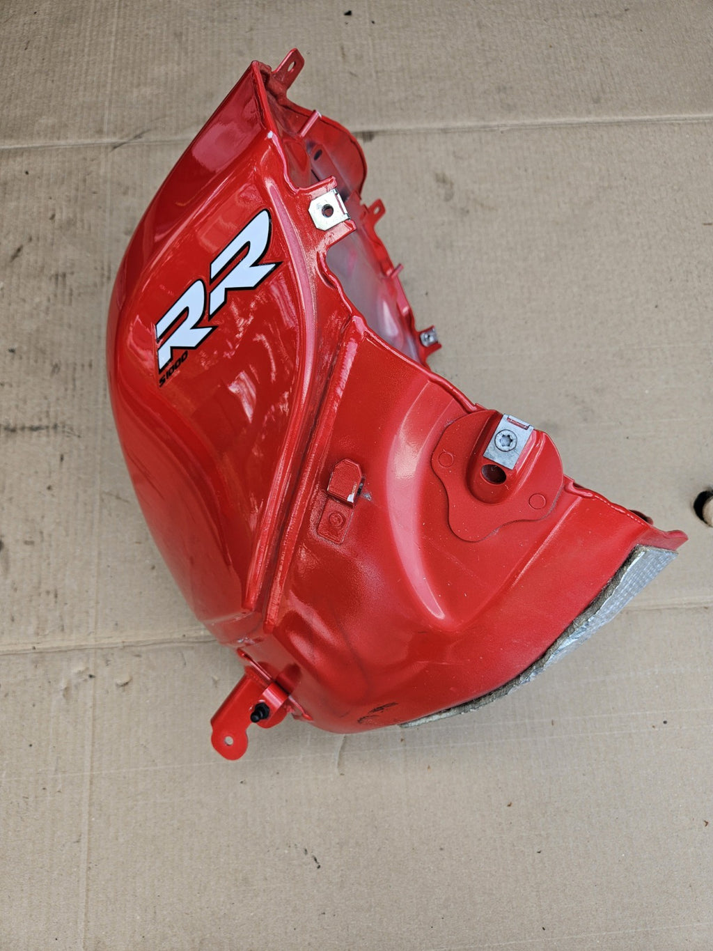 08-19 BMW S1000RR OEM RED GAS TANK FUEL CELL PETROL RESERVOIR