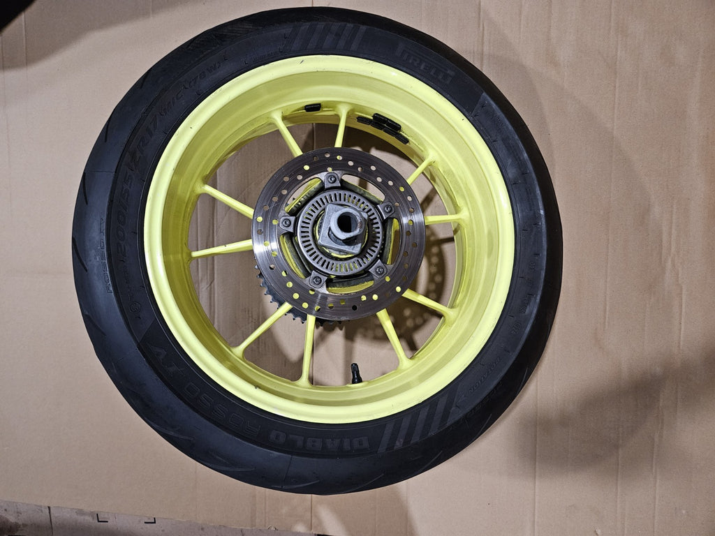 2015 15-19 BMW S1000RR S 1000 REAR Tire BACK  WHEEL RIM ROTOR HUB OEM