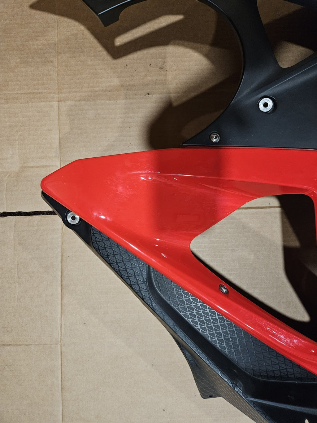 2009 - 2014 BMW S1000RR OEM Left Mid Fairing Left Side Fairing Panel RACING RED