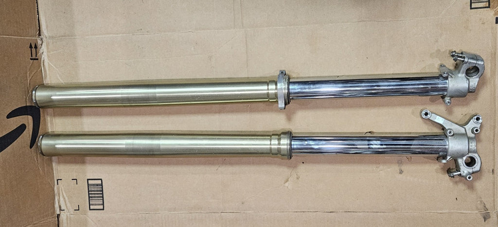 05-07 SUZUKI RMZ450 FRONT END FORKS  FORK TUBES (SEE DESCP)