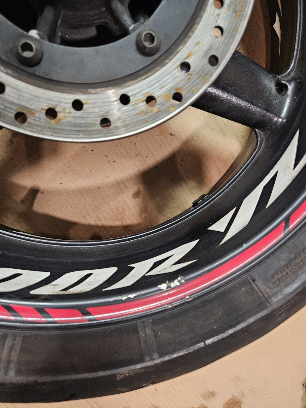 2001 01 YAMAHA YZFR6L YZF R6L R6 FRONT RIM REAR RIM