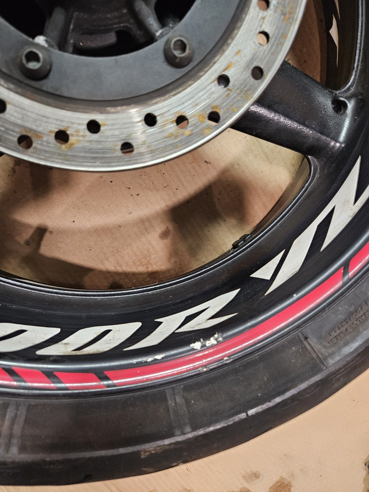 2001 01 YAMAHA YZFR6L YZF R6L R6 FRONT RIM REAR RIM