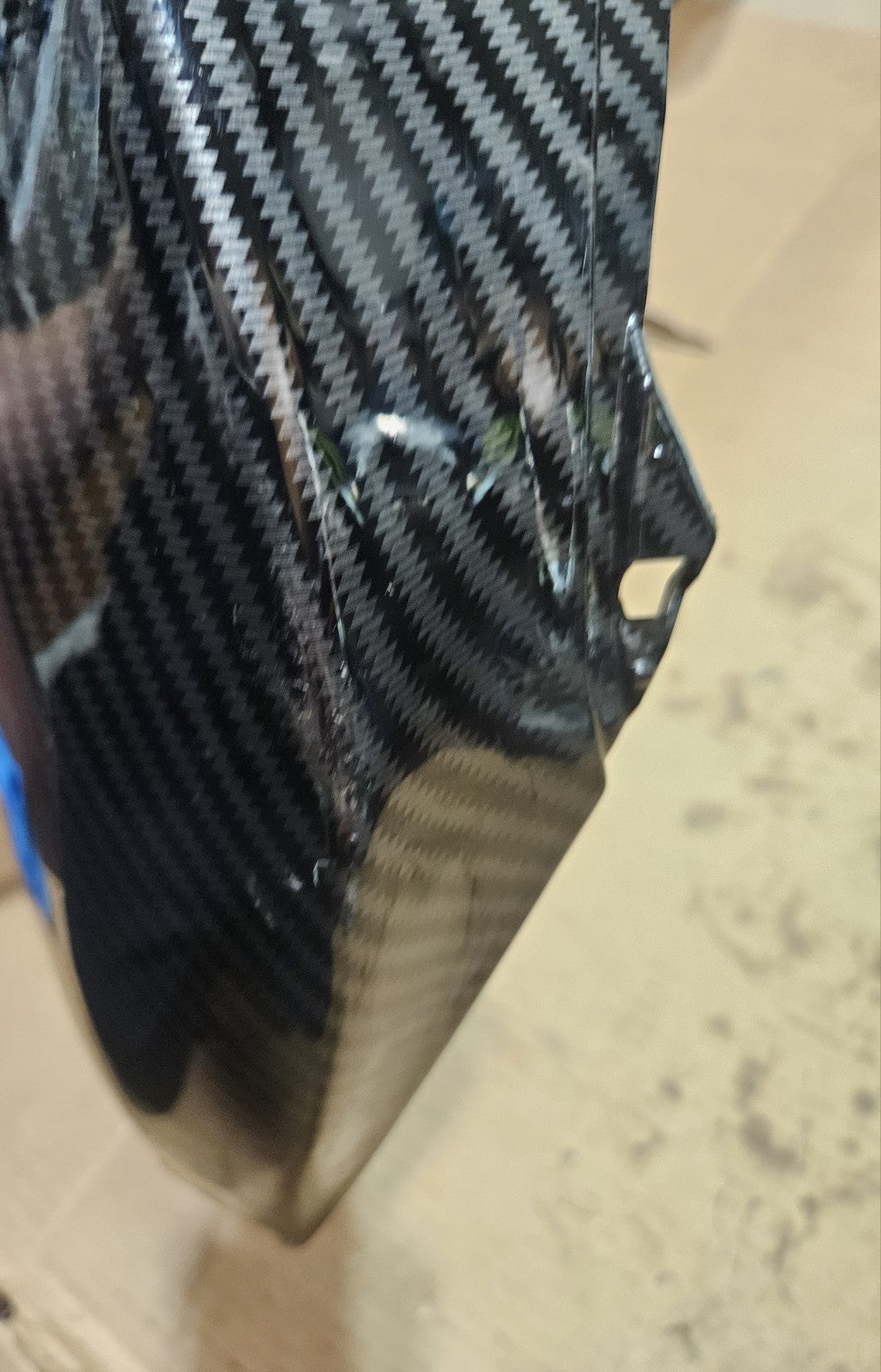 2008-2016 Yamaha R6 Carbon Fiber Gas Tank Air Box Front Cover Panel Fairing