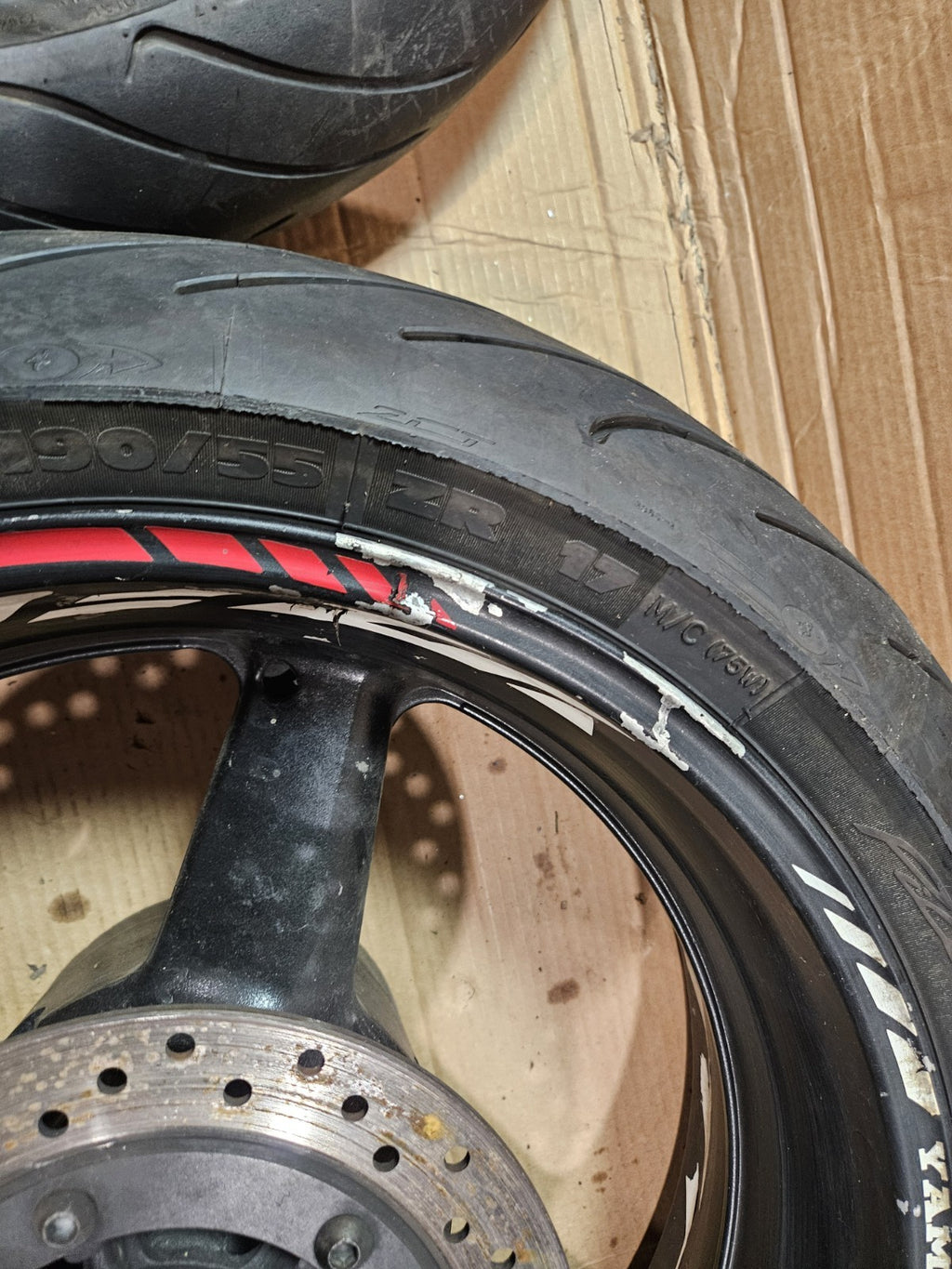 2001 01 YAMAHA YZFR6L YZF R6L R6 FRONT RIM REAR RIM