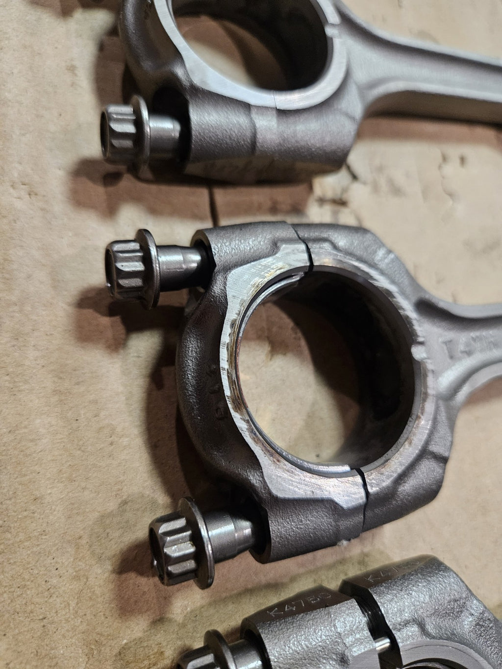 09-16 Suzuki GSXR 1000 Engine Motor Connecting Rods Set Damaged