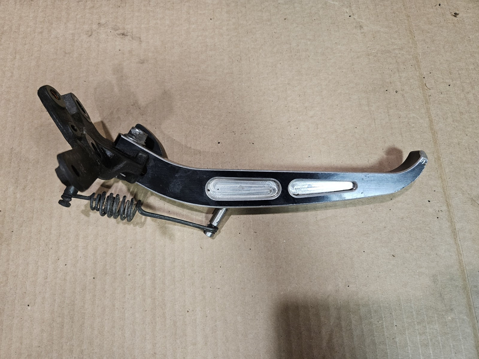 HAYABUSA BLACK CONTRAST DIAMOND CUT 2" SHORT KICKSTAND 2008-2020 SUZUKI HAYABUSA