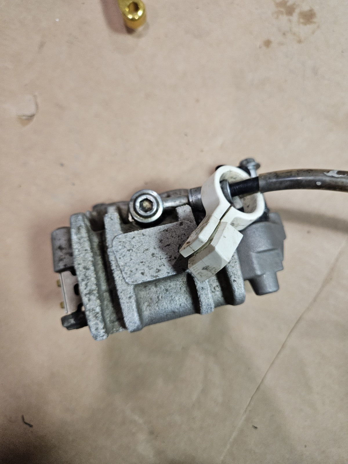 2007 RMZ450 Front Brake Assembly Mastercylinder Caliper Line