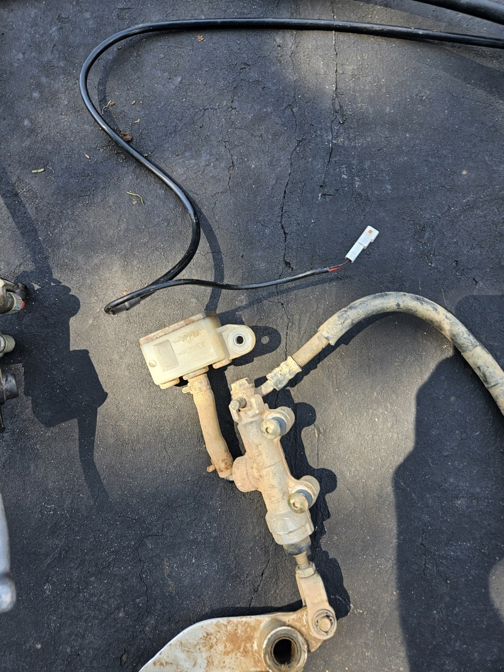 Suzuki drz400e drz 400 e 2003 Front Rear brake caliper master cylinder line