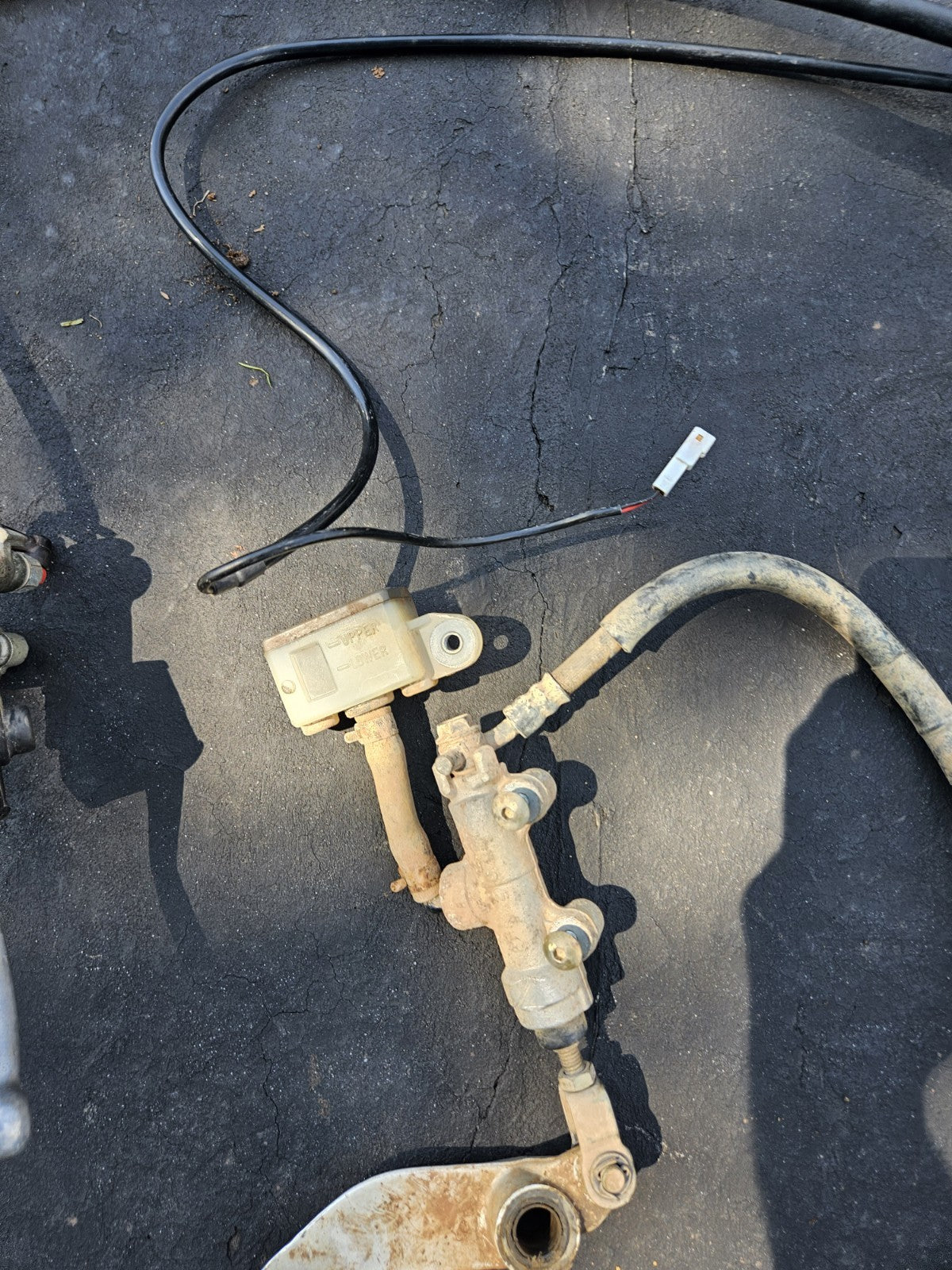 Suzuki drz400e drz 400 e 2003 Front Rear brake caliper master cylinder line