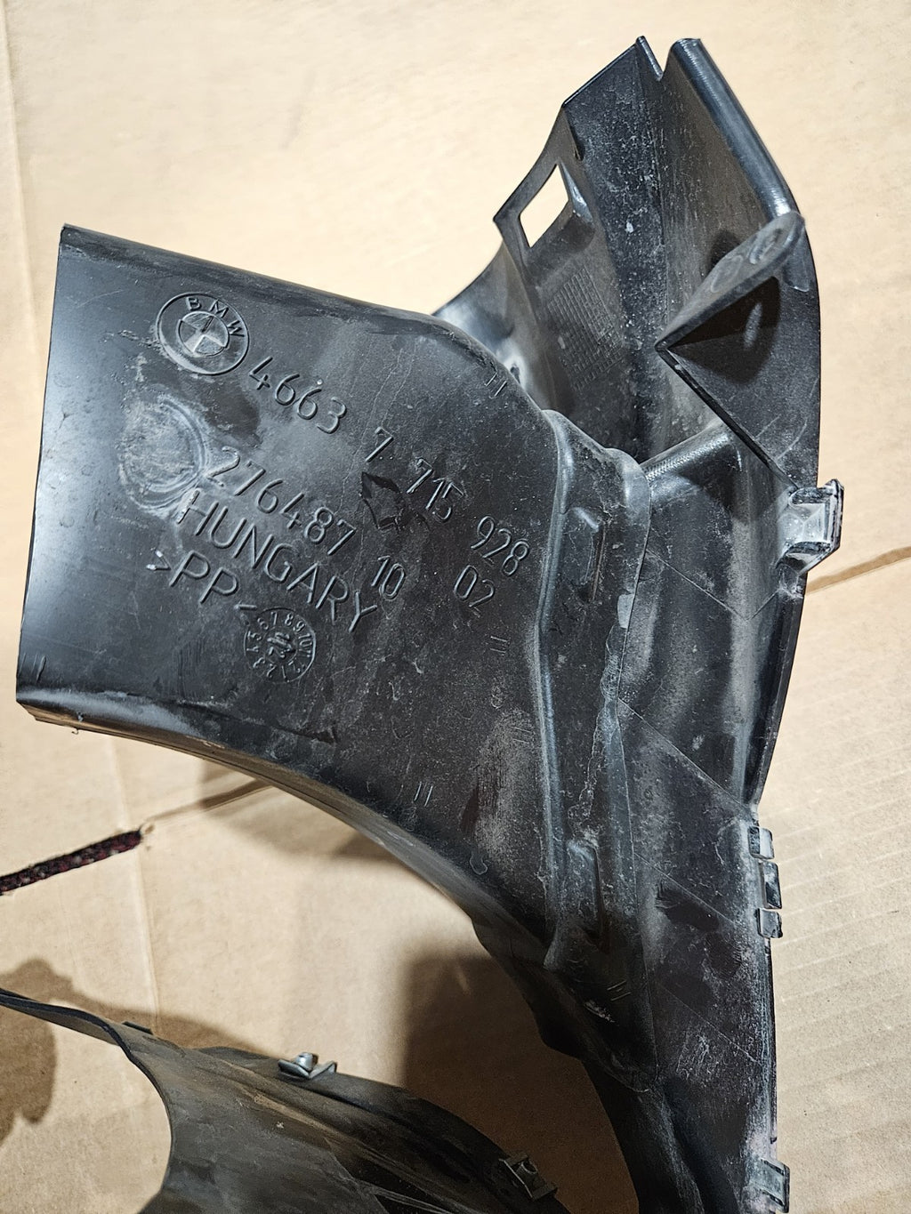 09-14 BMW S1000RR OEM INNER FAIRING COWL PANEL TRIM OEM Air RAM INTAKE AIR DUCT