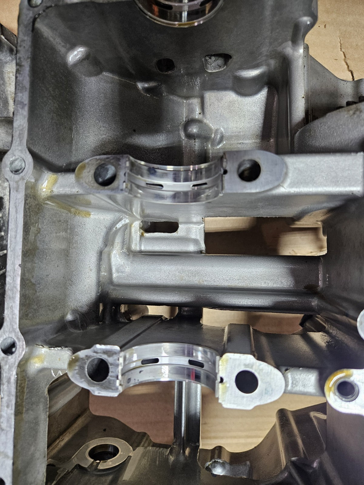 2009 08-12 Suzuki Hayabusa Busa GSXR1300 Crankcase Crank Case Engine Motor Block