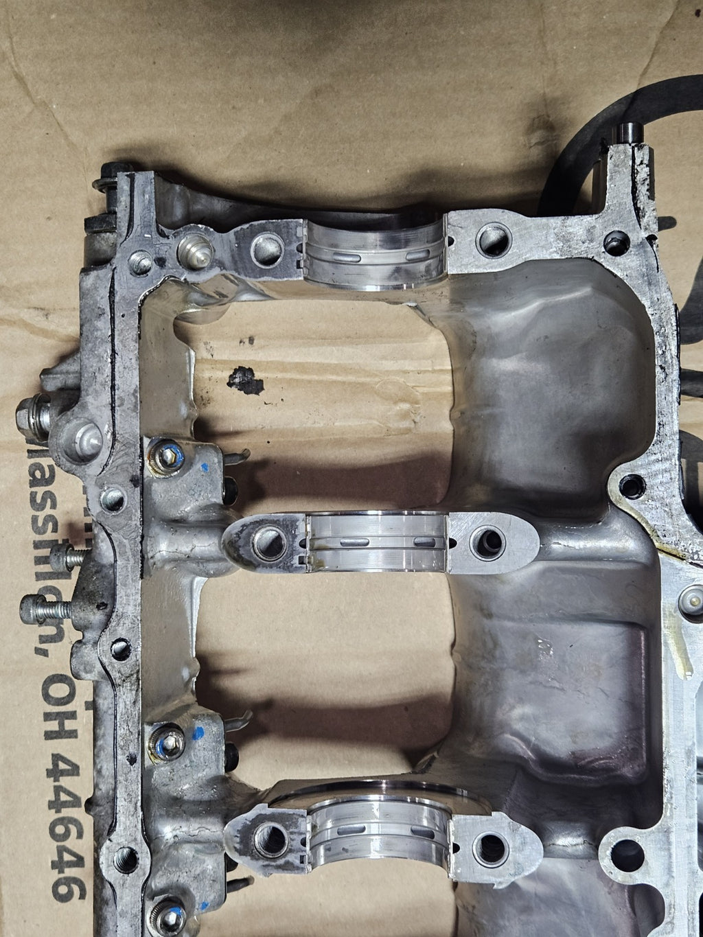 2009 08-12 Suzuki Hayabusa Busa GSXR1300 Crankcase Crank Case Engine Motor Block