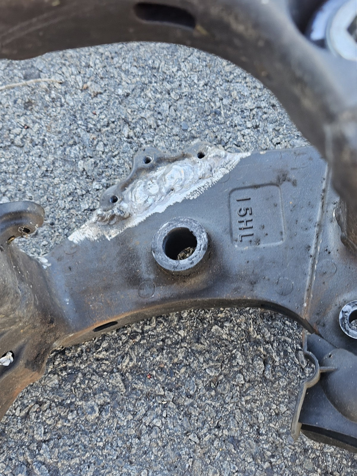 08-21 SUZUKI HAYABUSA OEM MAIN BODY FRAME CHASSIS (STRAIGHT)