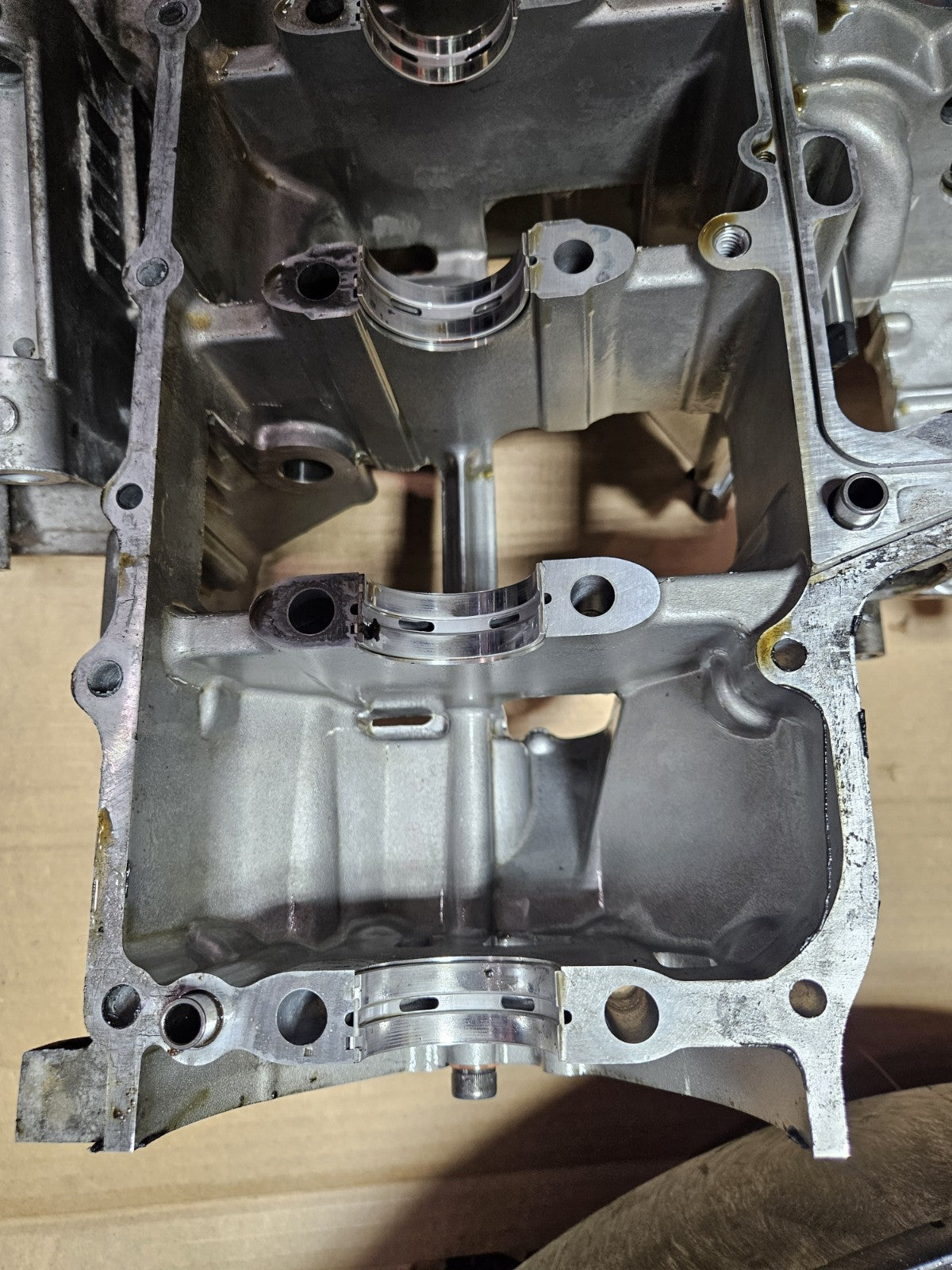 2009 08-12 Suzuki Hayabusa Busa GSXR1300 Crankcase Crank Case Engine Motor Block