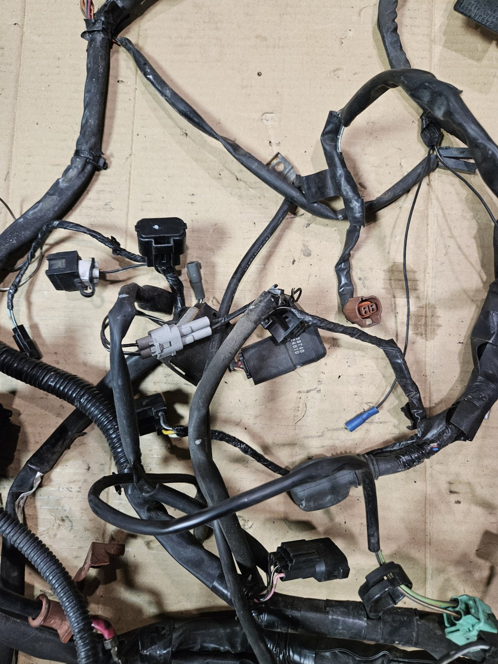 00-03 SUZUKI GSXR750 GSX-R750 MAIN ENGINE WIRING HARNESS MOTOR WIRE LOOM