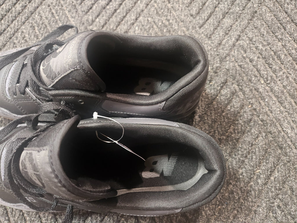 New Balance 550 BB550BGU Sneaker Men's Size 11 Black Leather Lifestyle Shoes