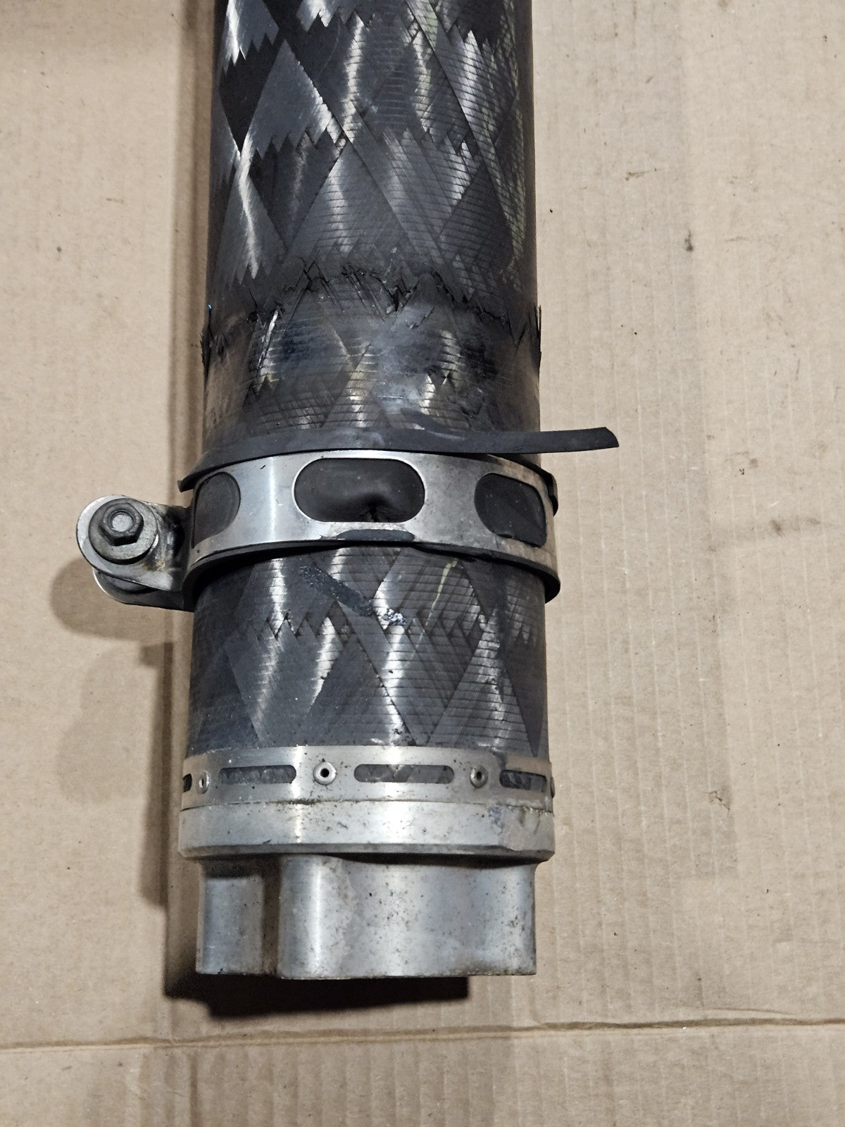 00-03 SUZUKI GSXR750 TWO BROTHERS EXHAUST PIPE MUFFLER SLIP ON CAN SILENCER DMG