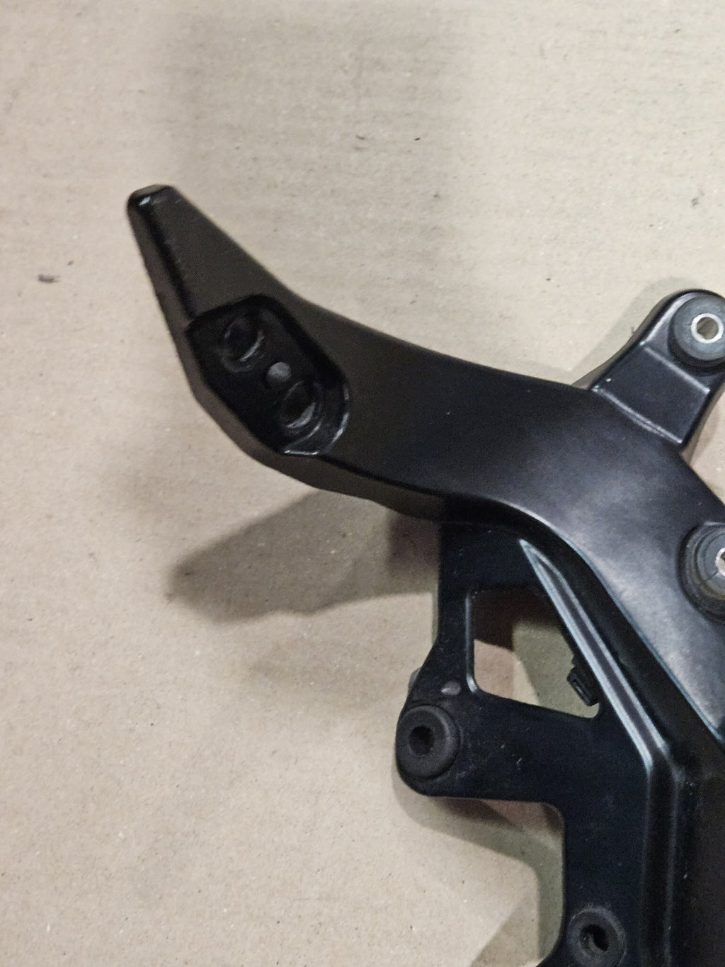 10-18 2013 BMW S1000RR OEM UPPER FAIRING MIRROR GAUGES STAY BRACKET COWL FRONT