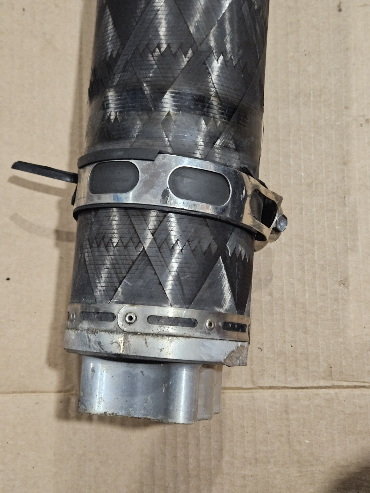 00-03 SUZUKI GSXR750 TWO BROTHERS EXHAUST PIPE MUFFLER SLIP ON CAN SILENCER DMG