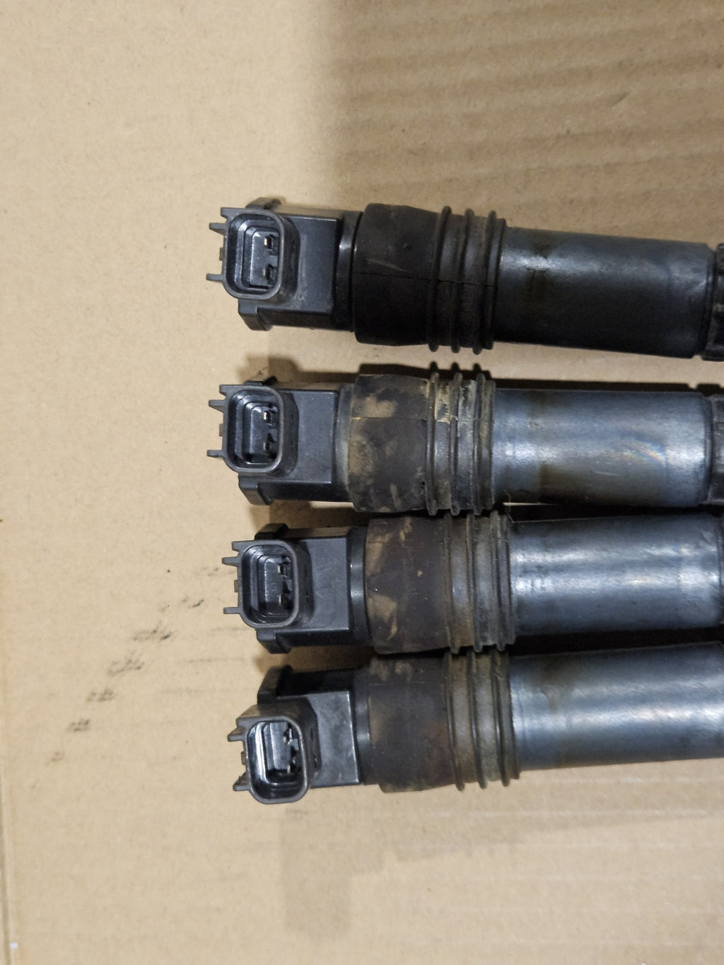 01-03 GSXR 750/600 IGNITION COILS COIL STICK SET PACK SPARK PLUG CAPS PLUGS OEM