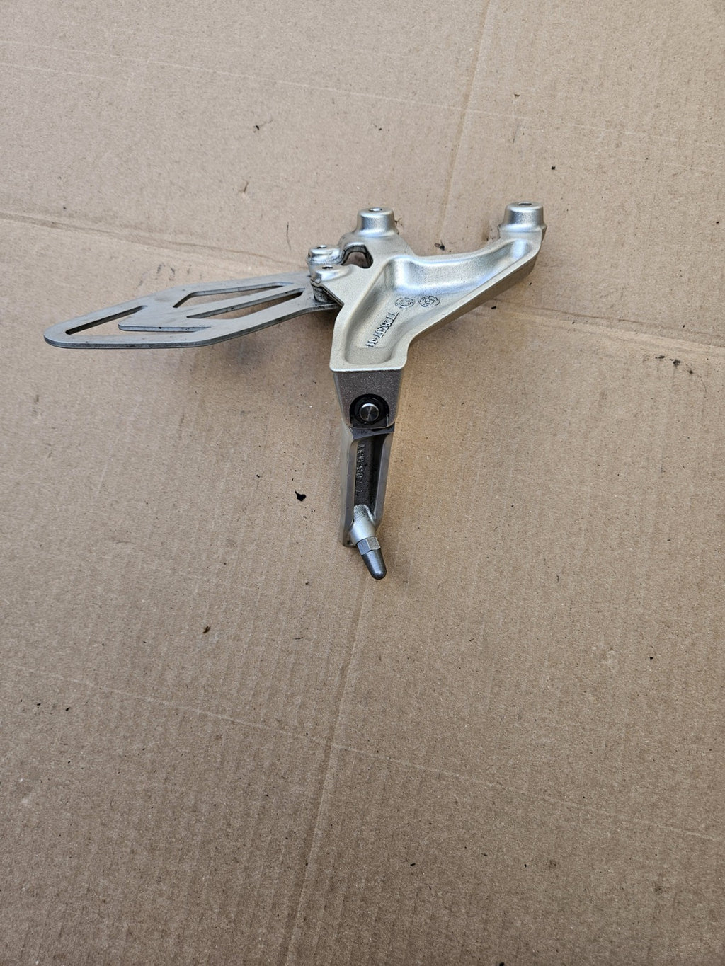 2015 BMW S1000RR LEFT REARSET FRONT FOOT PEG BRACKET