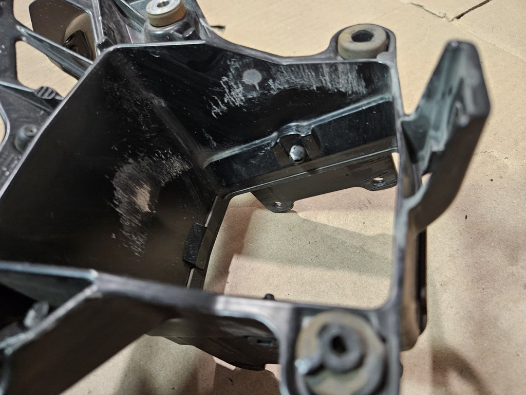 10-18 2013 BMW S1000RR OEM UPPER FAIRING MIRROR GAUGES STAY BRACKET COWL FRONT