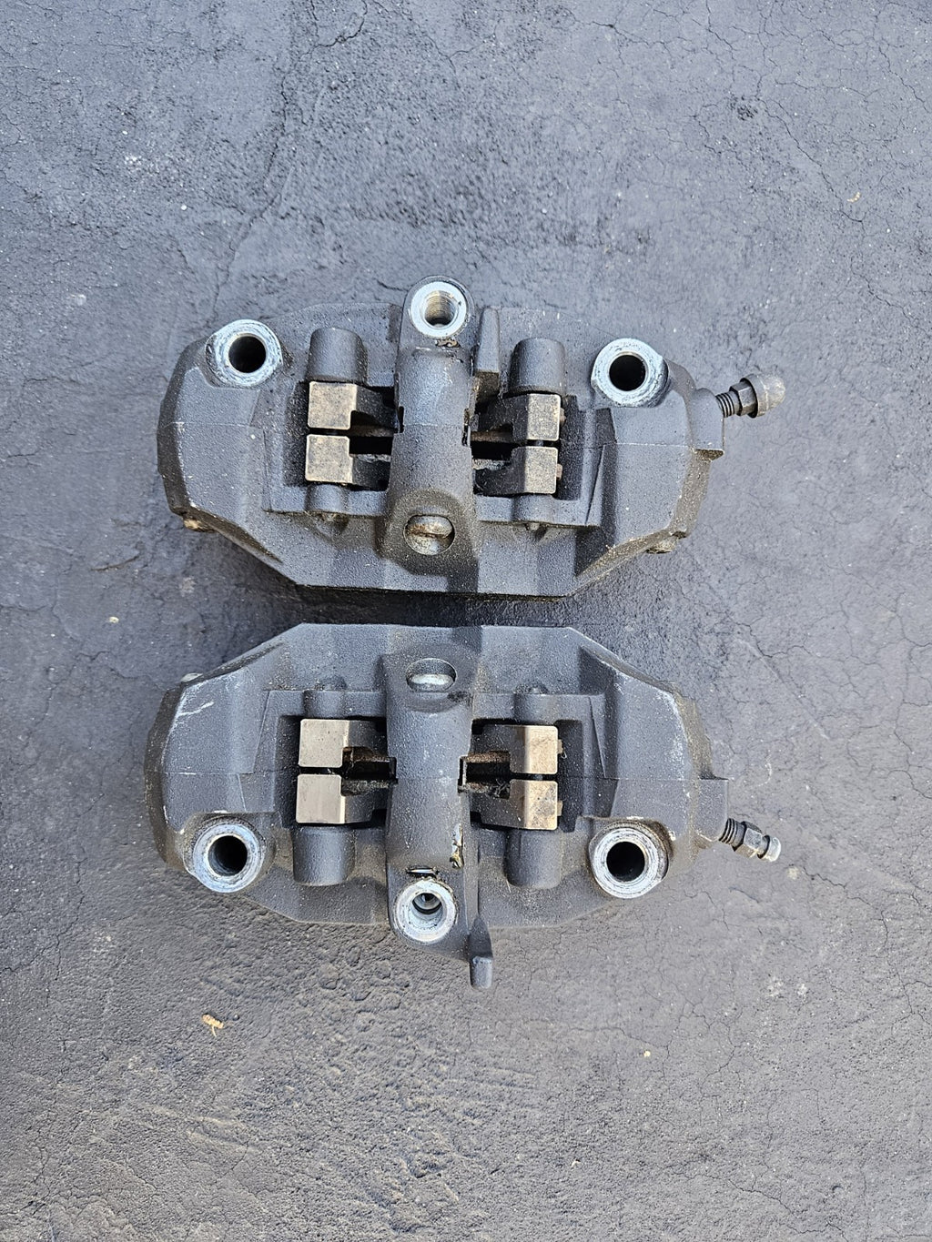 2009 08-12 Suzuki Hayabusa Busa GSXR1300 Front Brake Caliper Left Right Pad Pair