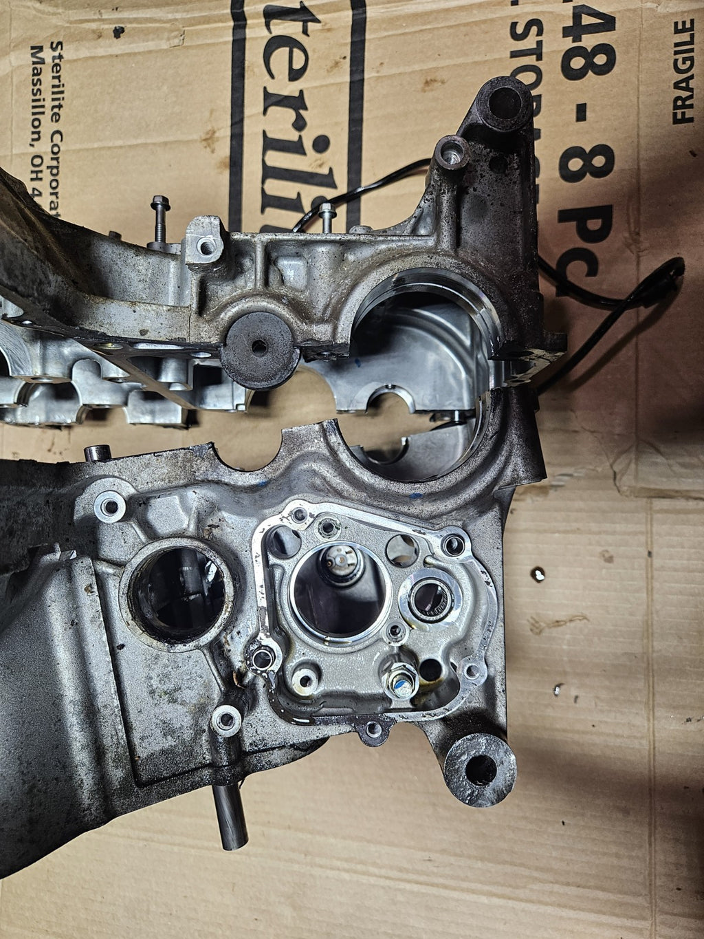 2009 08-12 Suzuki Hayabusa Busa GSXR1300 Crankcase Crank Case Engine Motor Block