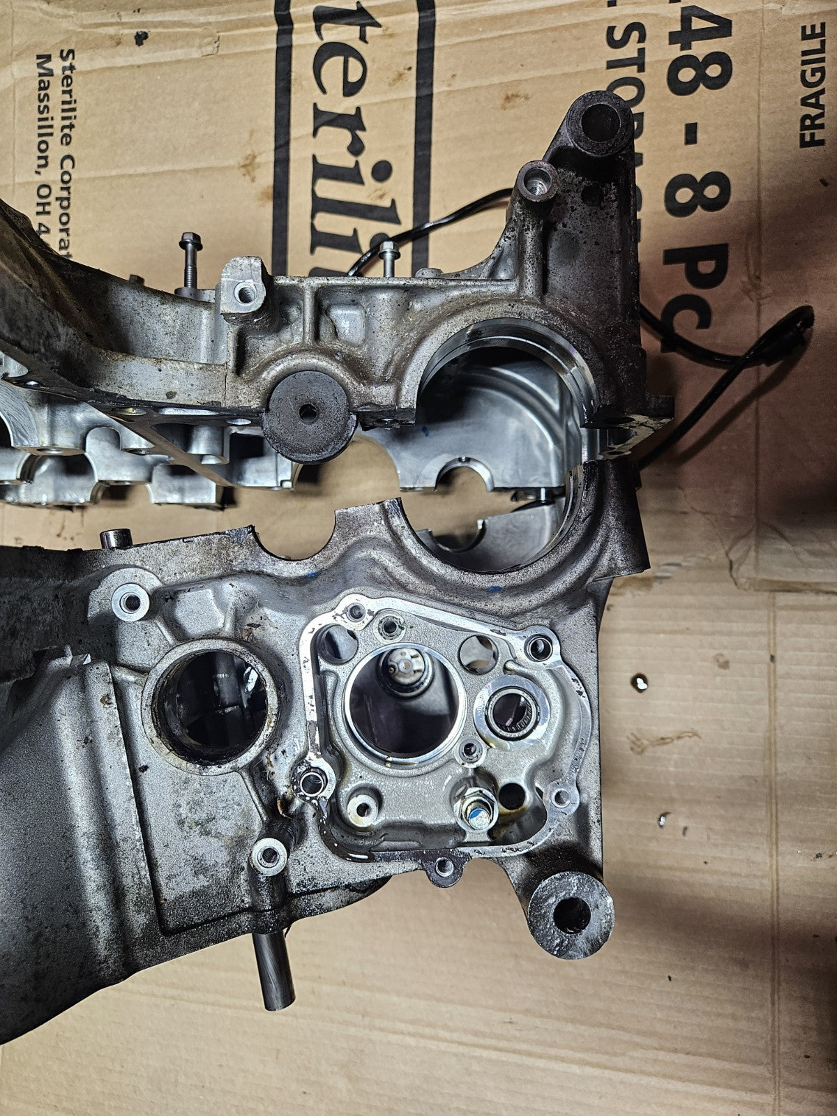 2009 08-12 Suzuki Hayabusa Busa GSXR1300 Crankcase Crank Case Engine Motor Block