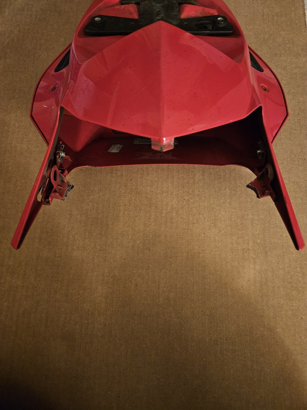 10-14 2013 BMW S1000RR OEM RED REAR BACK TAIL FAIRING COWL Damaged