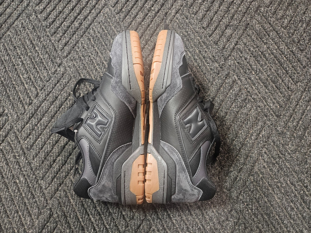 New Balance 550 BB550BGU Sneaker Men's Size 11 Black Leather Lifestyle Shoes