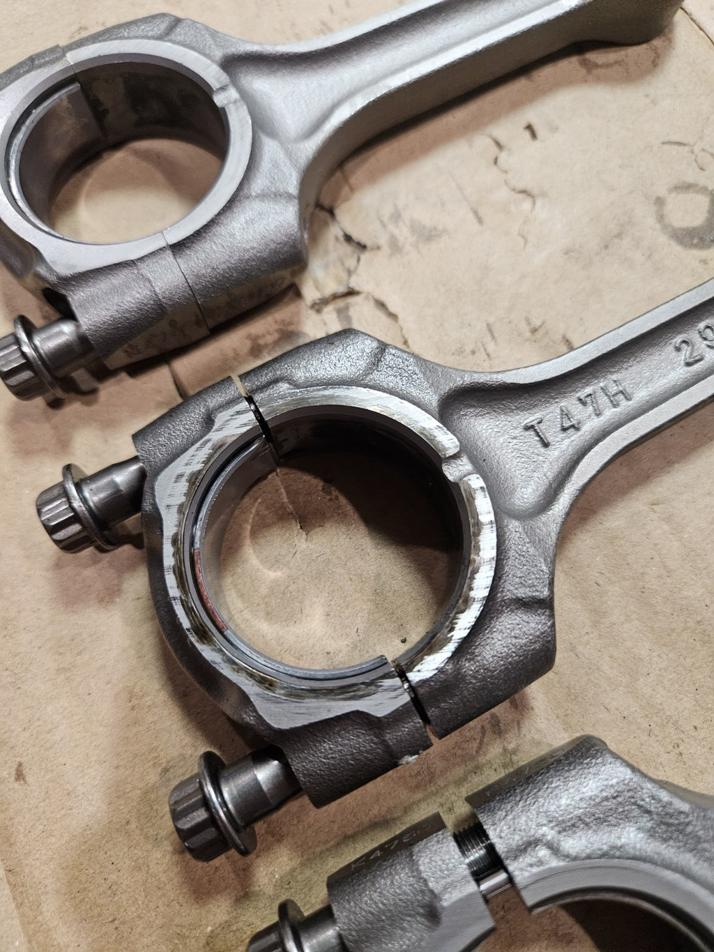 09-16 Suzuki GSXR 1000 Engine Motor Connecting Rods Set Damaged