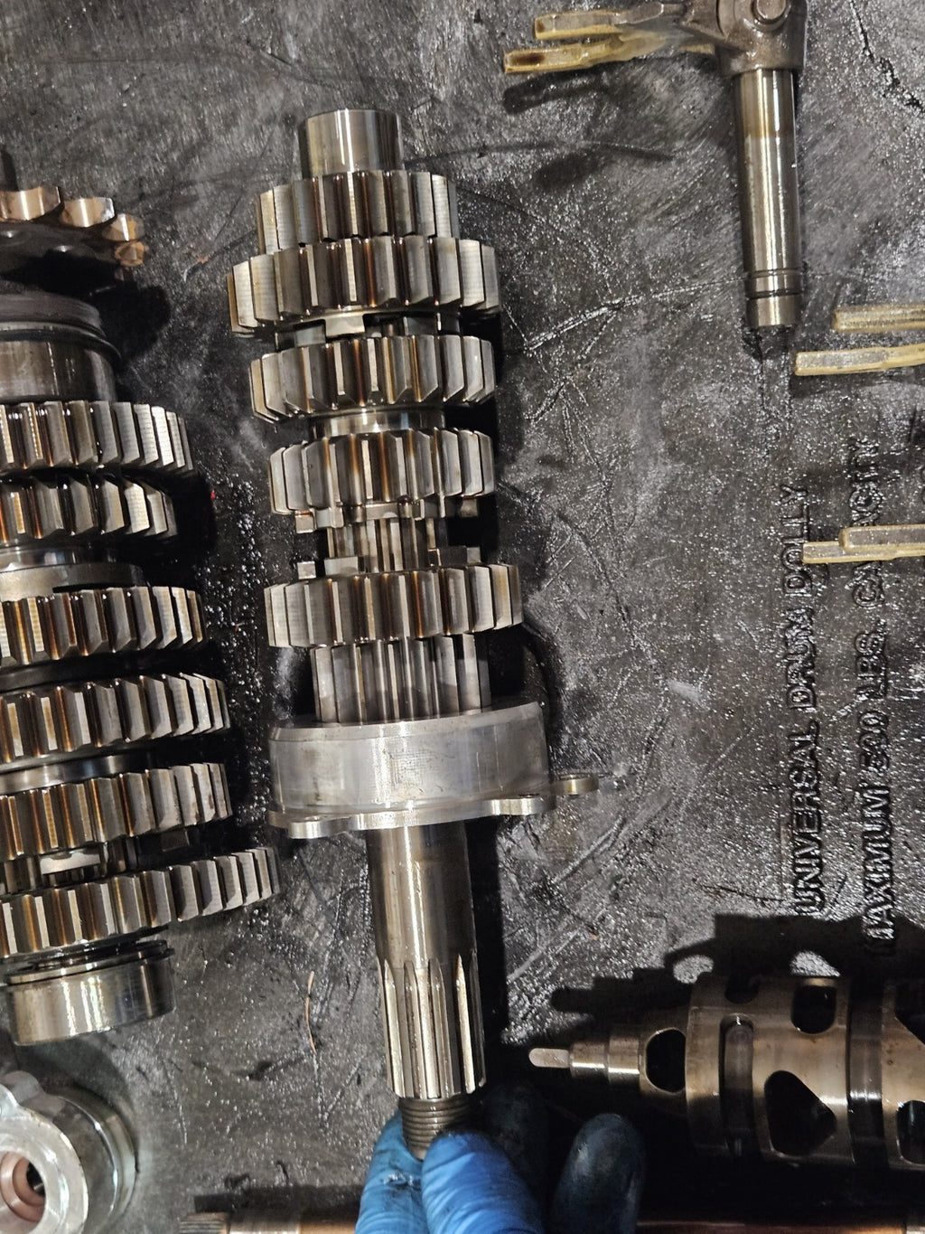 10-14 2013 BMW S1000RR ENGINE MOTOR OEM TRANSMISSION TRANNY GEARS SHIFT FORKS