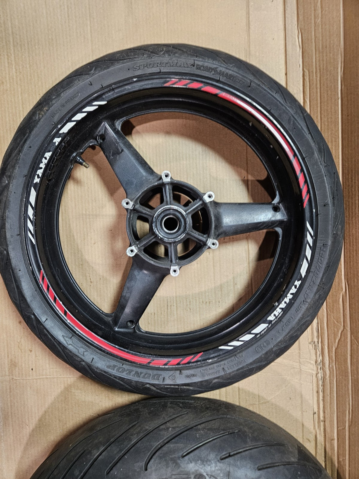 2001 01 YAMAHA YZFR6L YZF R6L R6 FRONT RIM REAR RIM