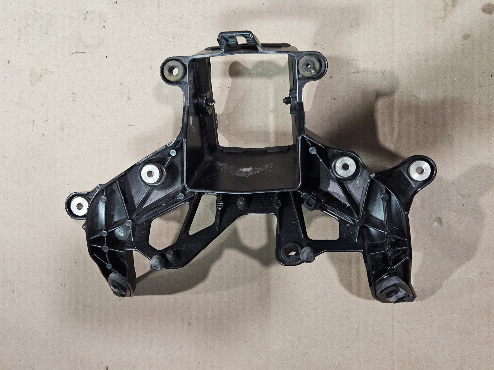 10-18 2013 BMW S1000RR OEM UPPER FAIRING MIRROR GAUGES STAY BRACKET COWL FRONT