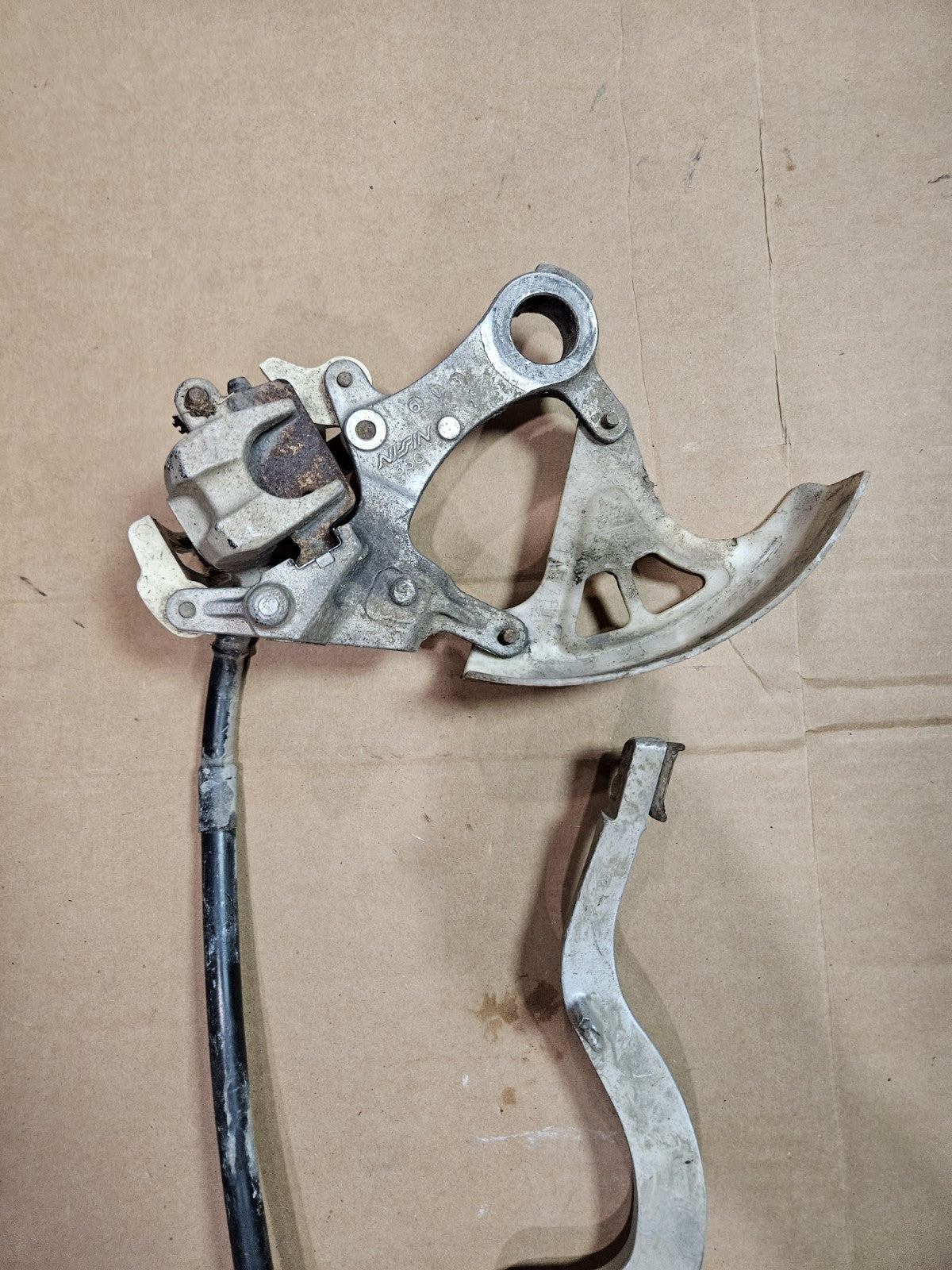 2007 RMZ450  Rear Brake Assembly Hose Line Caliper Mastercylinder Pipe